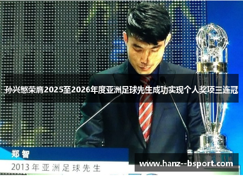 孙兴慜荣膺2025至2026年度亚洲足球先生成功实现个人奖项三连冠